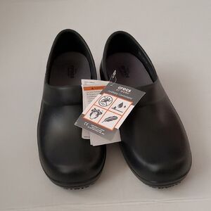 CROCS Women's Black Slip-On Shoes - Size 8